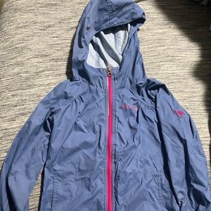 Girls Columbia rain coat